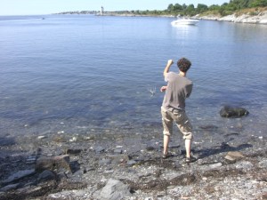 188 Benj skipping stones