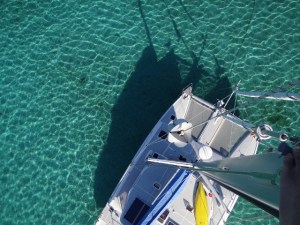 top of the mast view