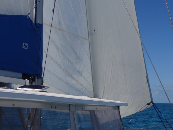 main, jib and screacher