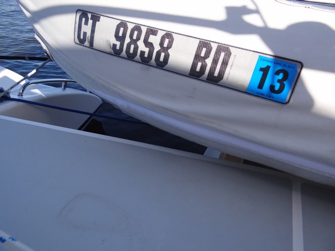 velcro on bottom edge of chaps