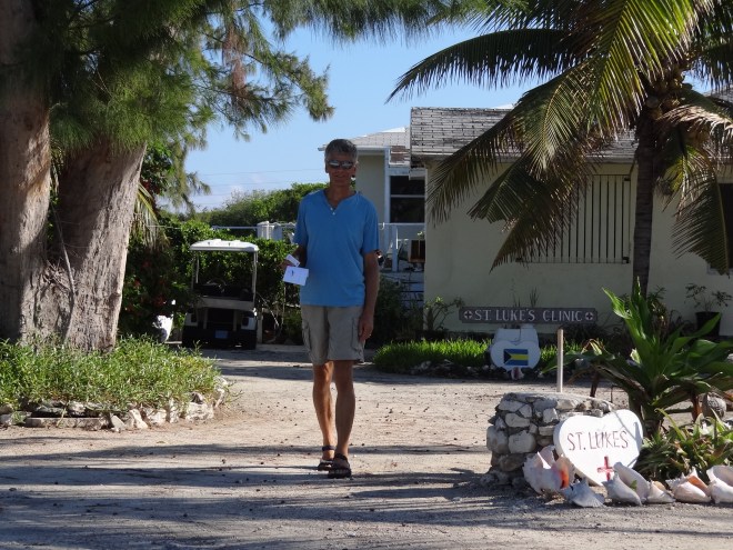 A successful clinic visit at Staniel Cay