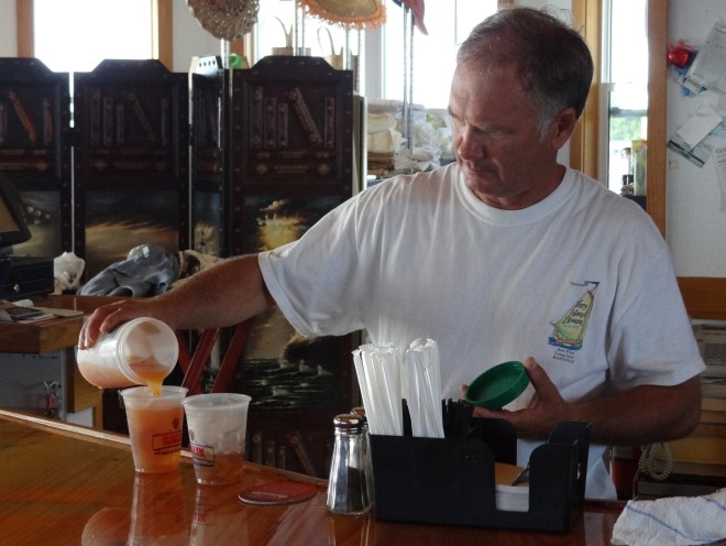 Mike mixes up delicious rum punches
