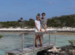 Benj and Lori on Causeway Trail bridge.