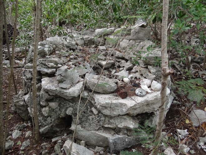 Beehive oven at Russell Ruins- Hawksbill Cay