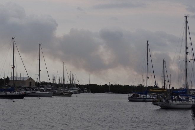 Smoke clouds had me fooled; unfortunately they were real