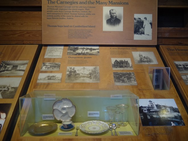 Thomas and Lucy Carnegie with Dungeness items