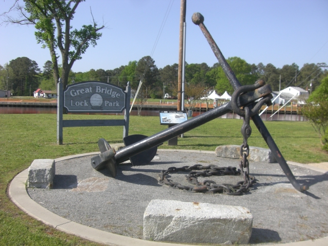 Great Bridge Park sits by the waterway
