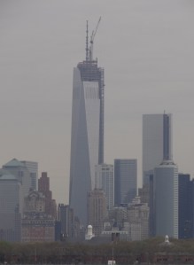 One World Trade rises over Manhatten