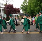 Procession up Main St