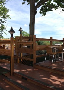 View from new Treehouse at the Oyster Club