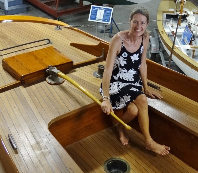 I take the tiller as we sail along. You are not that easily fooled, right?