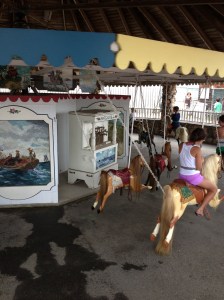 The unique flying horses merry-go-round
