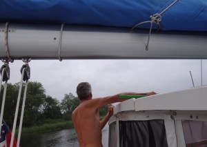 Russ takes up arms against the cormorants