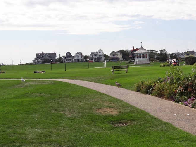 Ocean Park in Oak Bluffs where we caught the bus to Edgartown