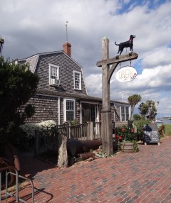 Entrance to the Black Dog restaurant