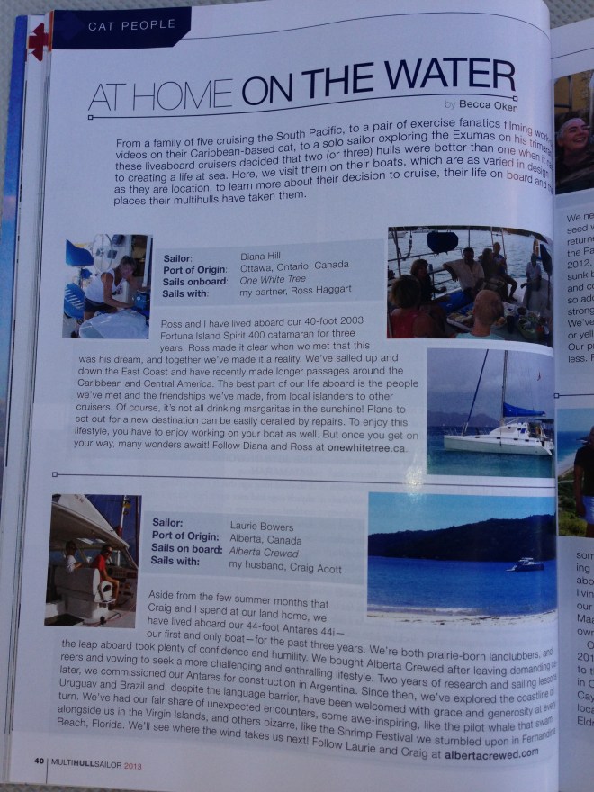 Our friends on One White Tree are famous now too!