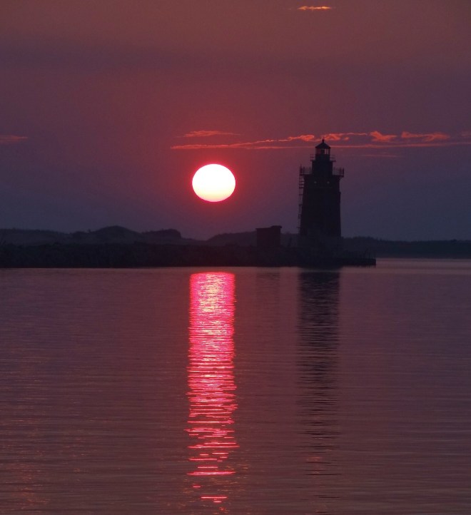 Sunrise at Breakwater Harbor