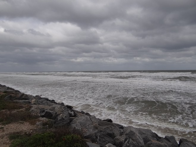Looking out toward the Atlantic at Marineland
