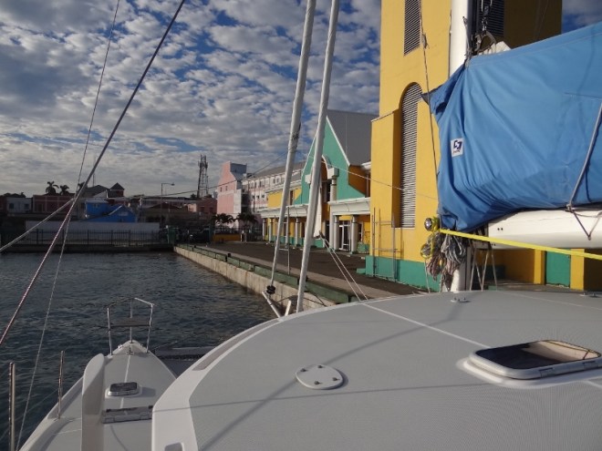 I think the tall bldg. is Harbor Control and the green is Customs & Immigration