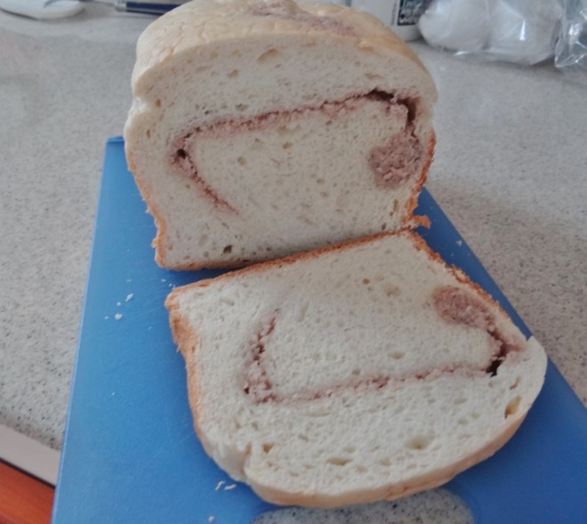 Black Point Mom's coconut bread. Mom bakes other types, but this one rocks