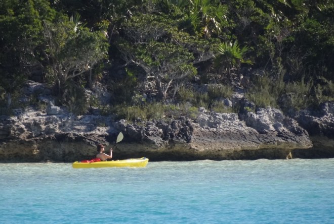 A beautiful day for a multi-island kayak cruise