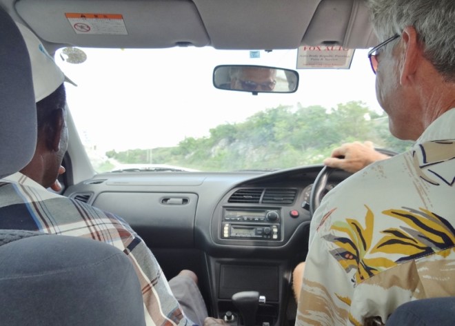 Russ takes Driver's Ed Bahamian style 101