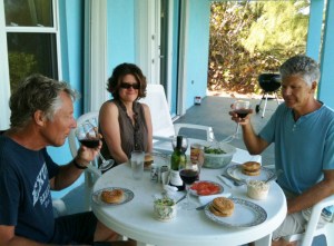 Luncheon feast at Cort's Burger Villa