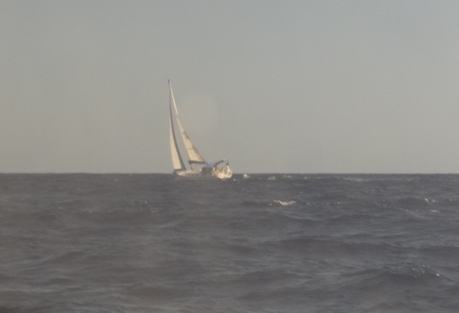We rarely sail with others close by. Felt good to pass someone without even trying