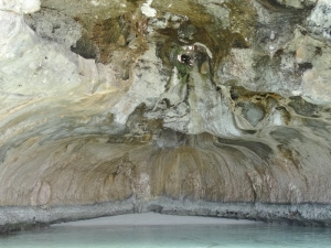 Inside the cave 