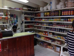 Burke's Blue Store at Staniel Cay