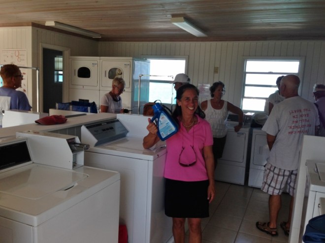 So busy we had to wait our turn for two washers