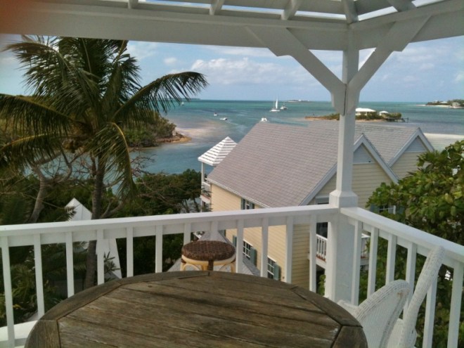 Entrance channel into Hope Town Harbor