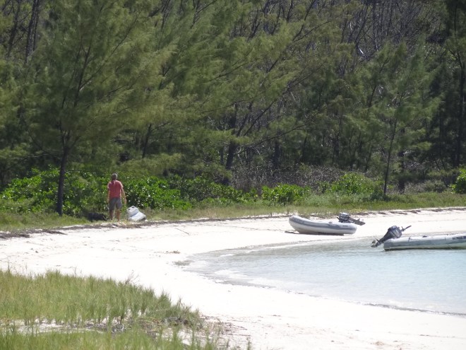 Russ finds the trail that leads to the ocean beach
