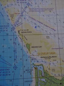 Find the blue A; that's about where we spent the night. Alone with no other boats to worry about