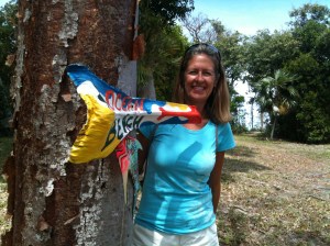 This way!  The path is long enough for a healthy leg stretch