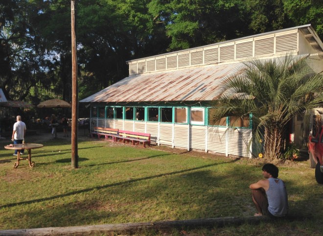 Guess you would call this the backside as we approached from the dock
