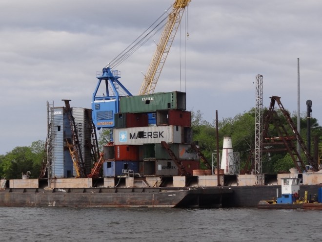 Days after I took this shot Russ read that the entire structure was sunk 50 miles offshore as a memorial to two fishermen