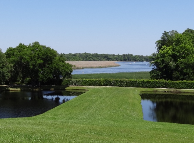 Butterfly Lakes with the Ashley River in the background