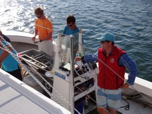 The owner himself and young helpers deliver the goods