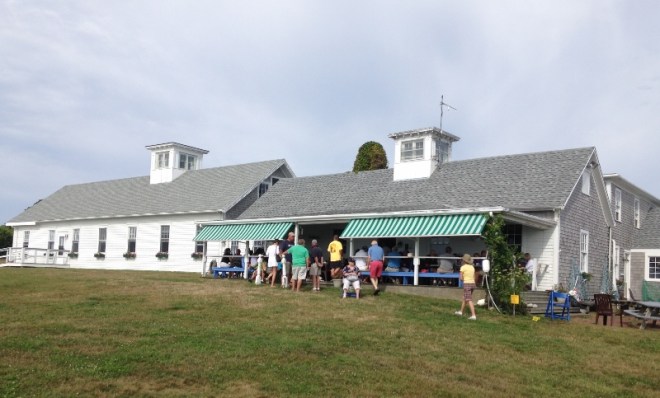 The Fishing Club B&B overlooks Vineyard Sound