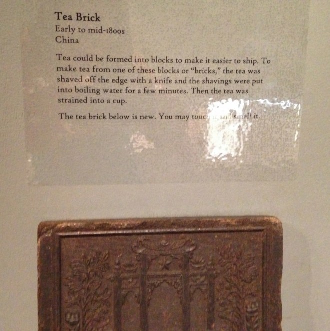 Hands on tea sniff and feel. Just break off a small piece for your morning cup