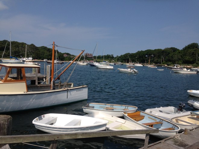 Harbor view from dinghy dock