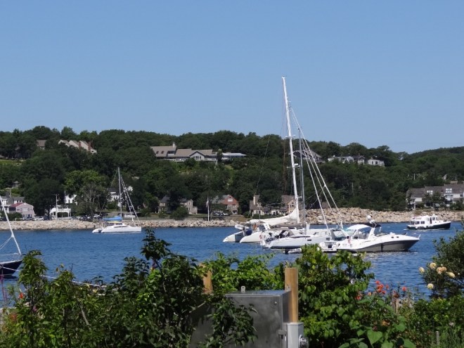 Sandy Bay begins to fill up for the fireworks show