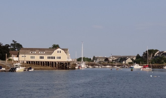 A portion of York harbor from our inner harbor mooring 