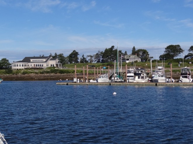 Dolphin Marina and Restaurant (on left)