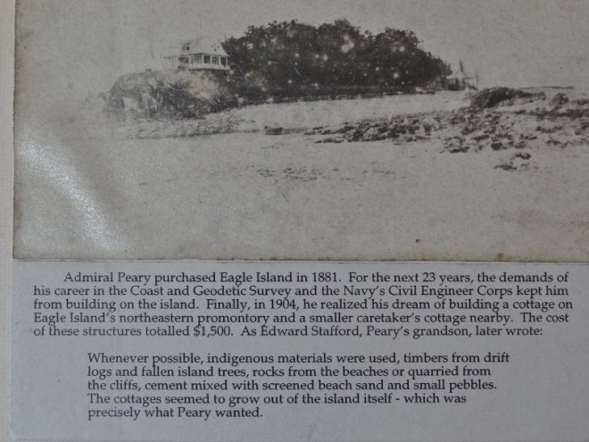 This tells about Eagle Island and Peary's purchase