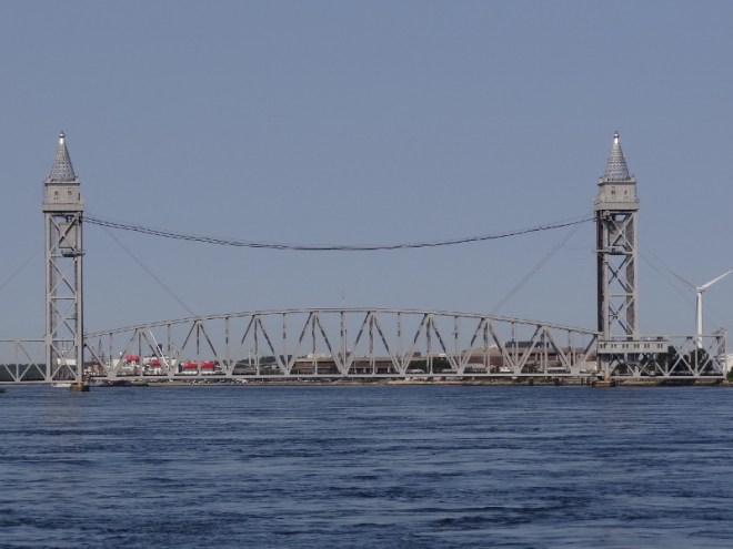 canal railroad bridge down