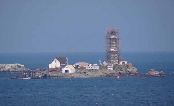 Boston Harbor Light is getting a facelift