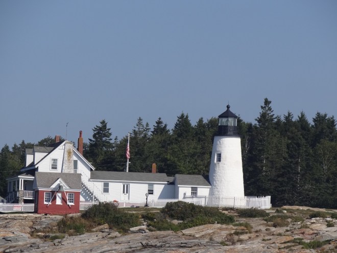 Pemaquid Point lighthouse as we rounded the point 