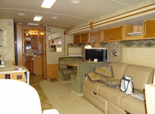 Interior shot on Day 2- still at the dealer's lot